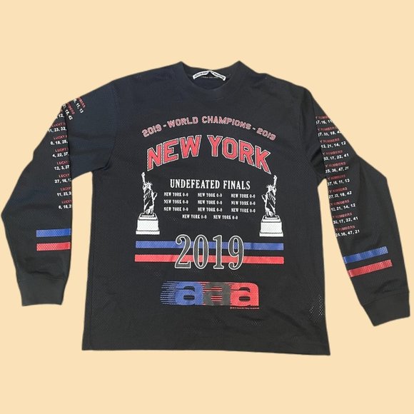 Alexander Wang 2019 undefeated finals jersey